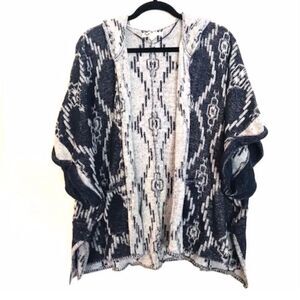 Roxy Poncho Hooded Bohemian Cardigan!